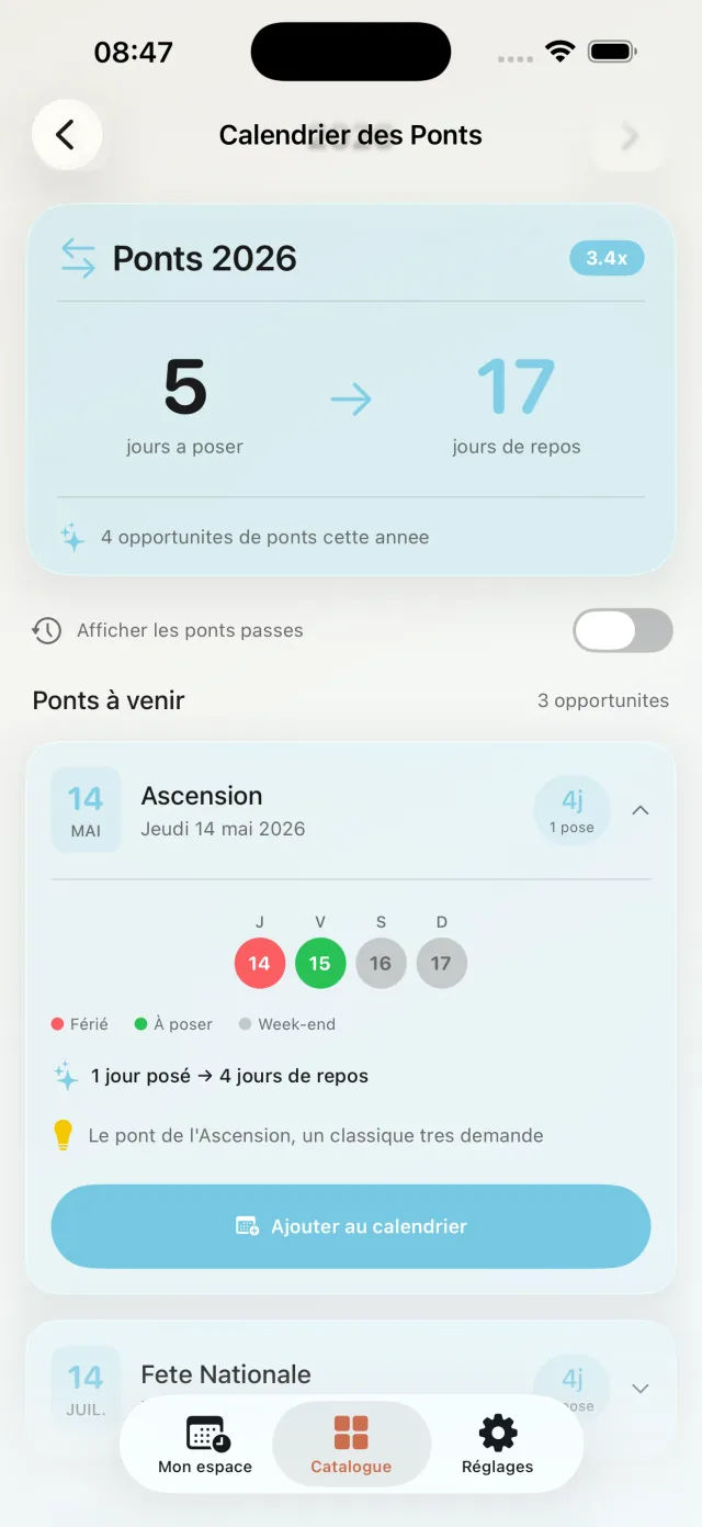 Assistant Ponts - Calculateur de ponts optimaux