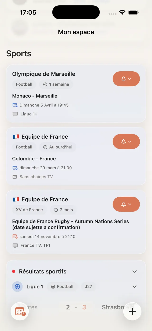 Capture FacilAbo mon espace sports