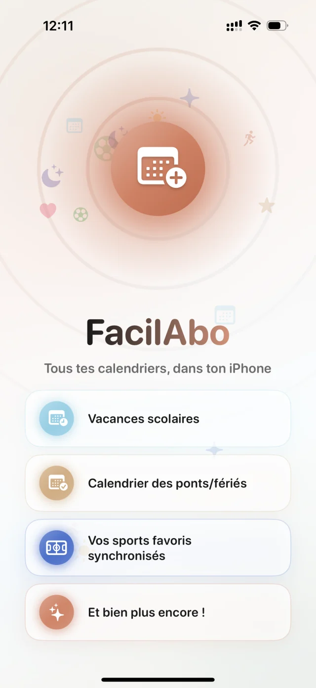Capture FacilAbo catalogue orbite