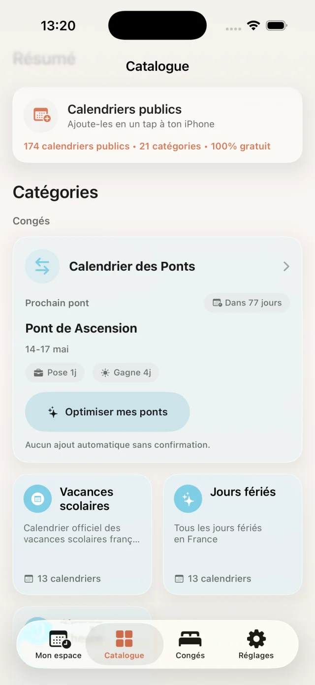Capture FacilAbo catalogue ponts